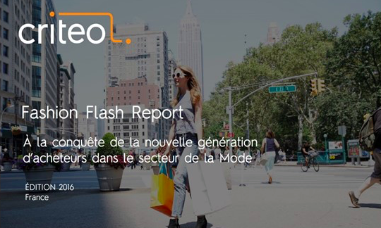  Etude Criteo m-commerce  » Fashion Flash Report 2016 « 