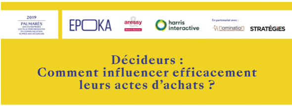  Palmarès 2019 des entreprises les plus performantes en communication auprès des décideurs