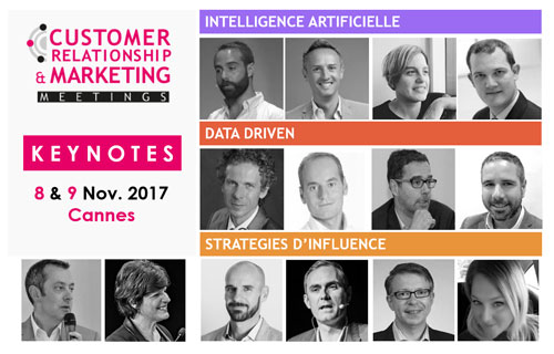  Intelligence artificielle, Data Driven, Strategies d&rsquo;influence…RDV à Cannes #CRMMmeetings