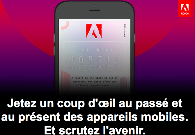 Étude 2018 Adobe sur la maturité mobile