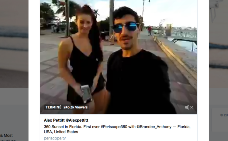 Twitter lance periscope 360 live